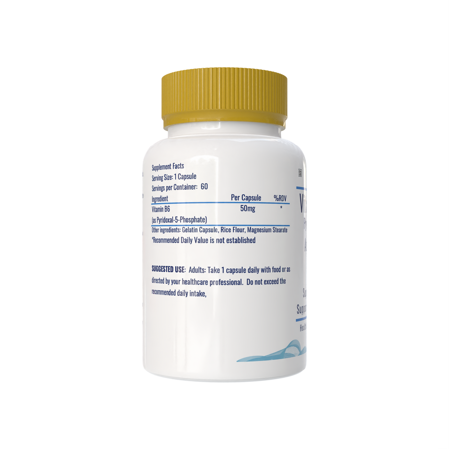 Noulega™ Vitamin B6 (P-5-P) 50 mg – Active Vitamin B6 (60 Capsules)