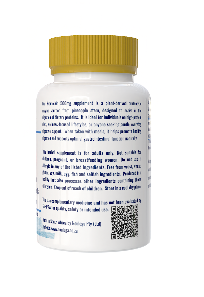 Bromelain 60 Capsules - Gentle Digestive Enzyme Support