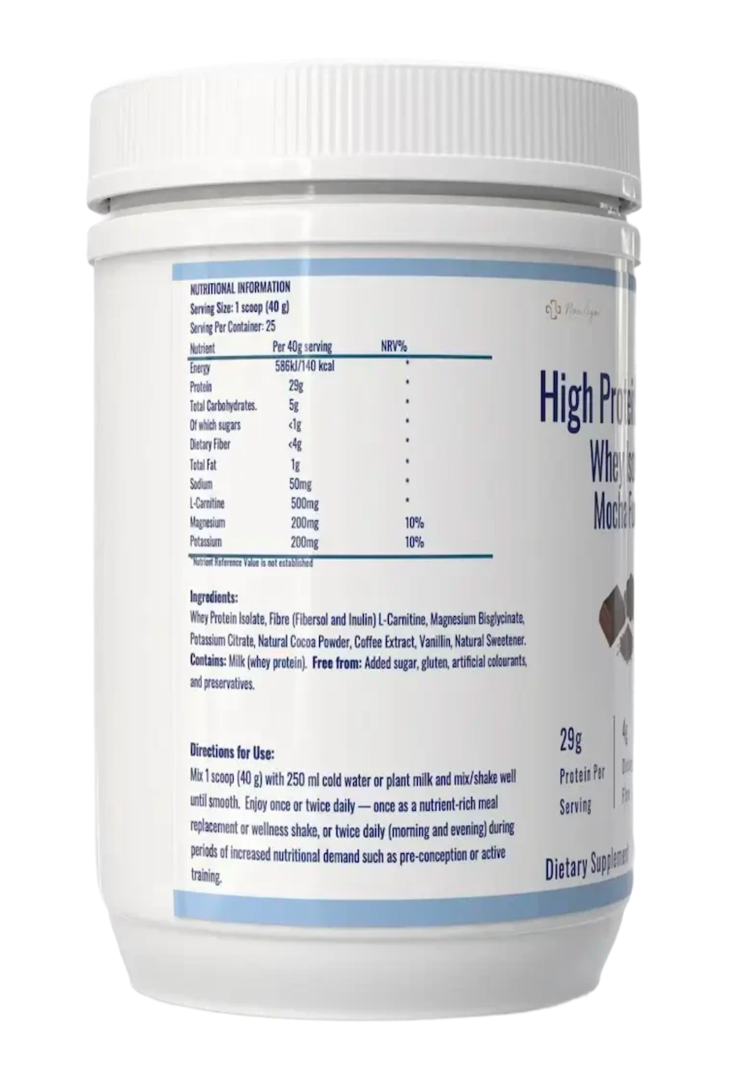 Noulega™ Whey Protein Shake (Mocha Fusion) 1kg