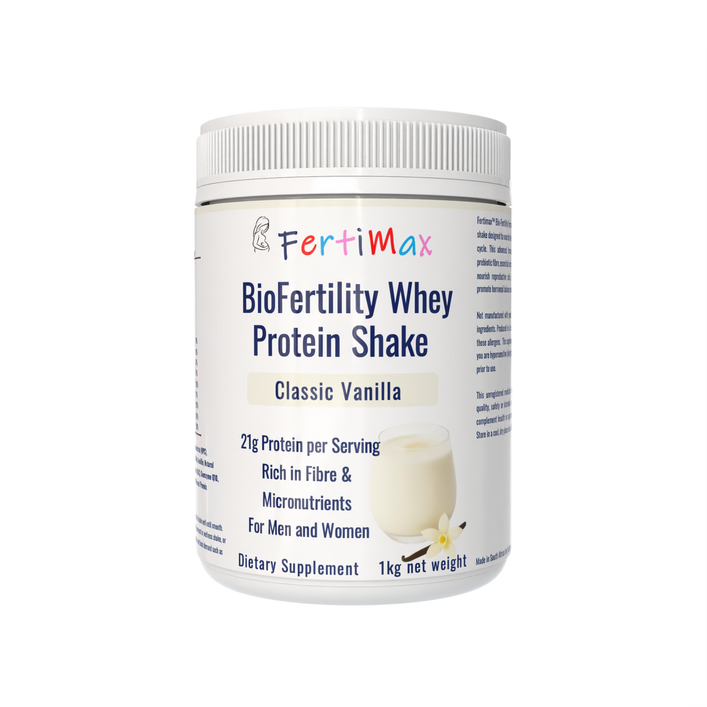 Fertimax™ BioFertility Whey Protein Shake (Classic Vanilla)