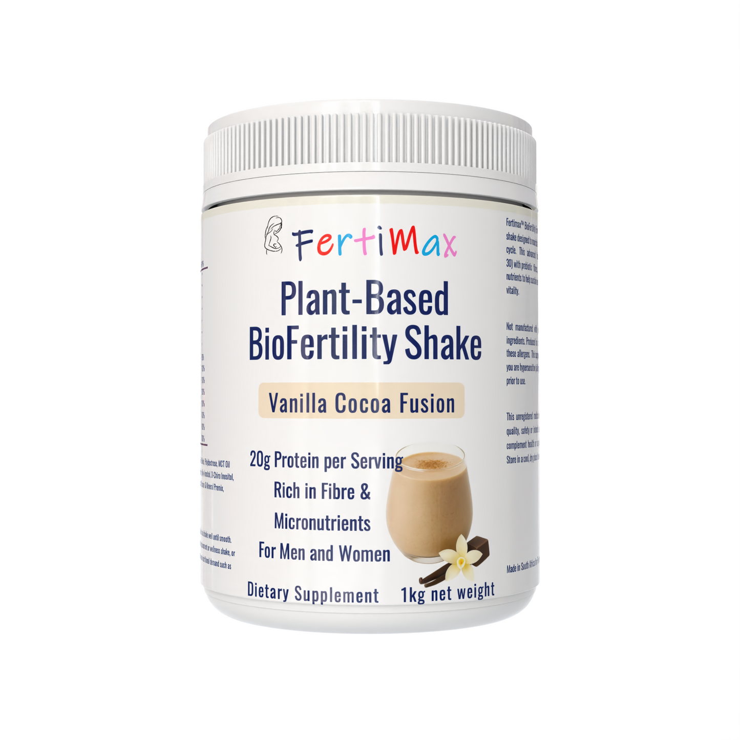 Fertimax™ Plant-Based Bio-Fertility Shake (Vanilla Cocoa Fusion)