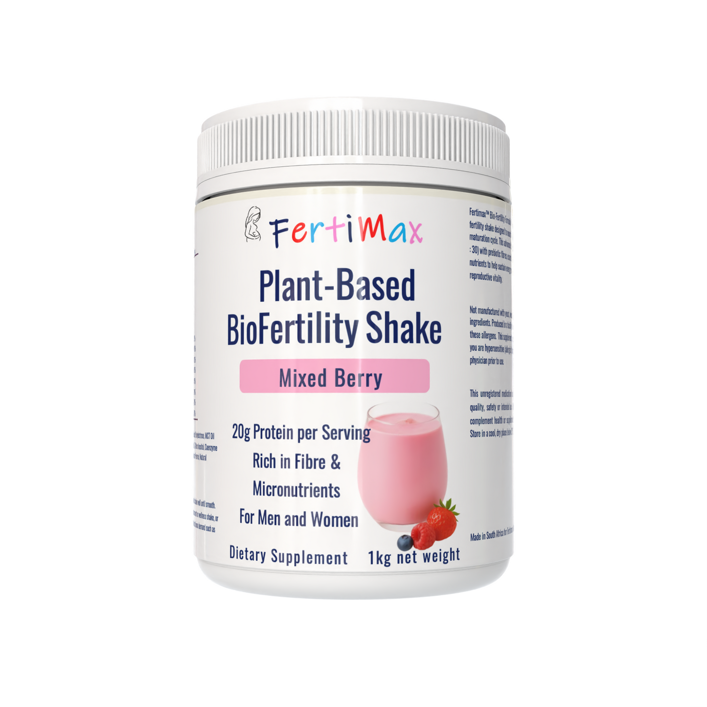 Fertimax™ Plant-Based BioFertility Shake (Mixed Berry)