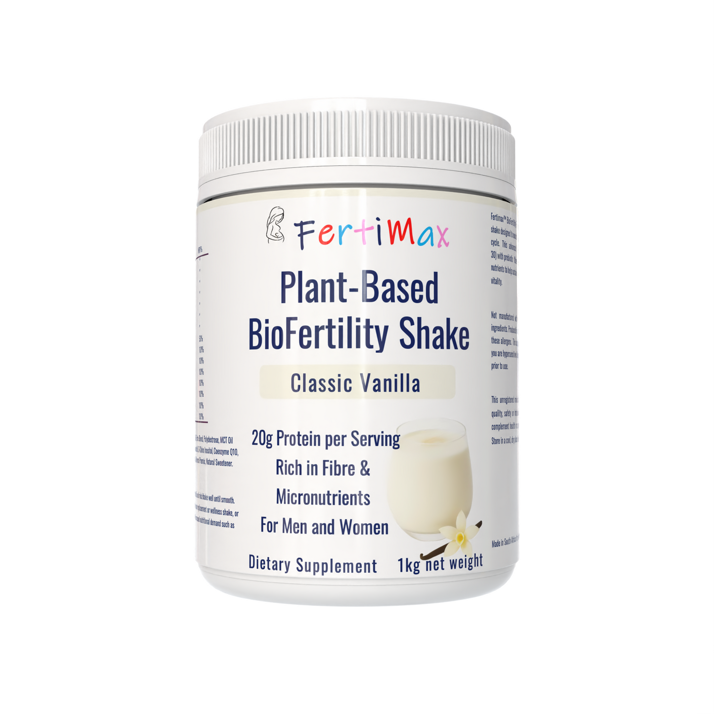 Fertimax™ Plant-Based Bio-Fertility Shake (Classic Vanilla)