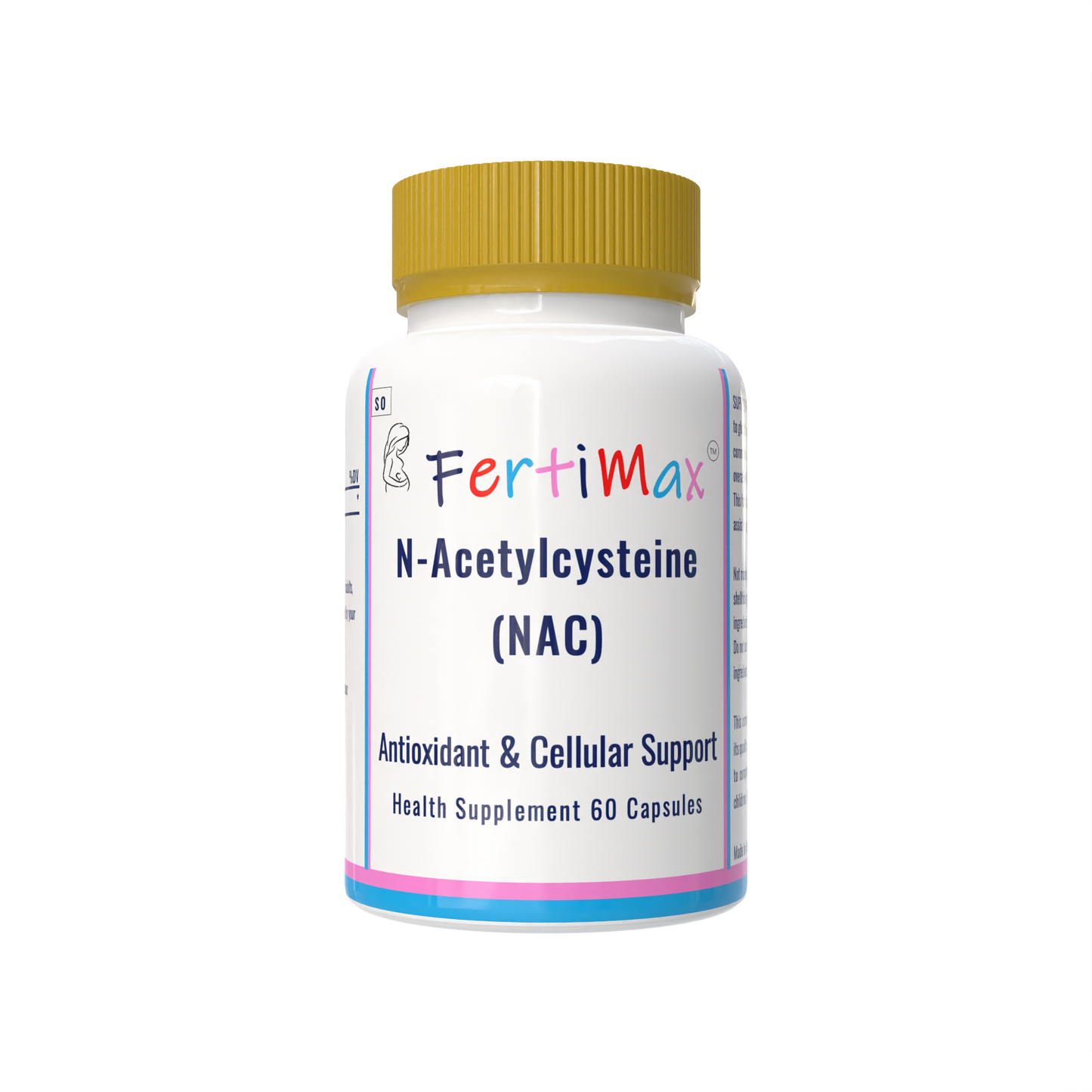 Fertimax™ N-Acetylcysteine (NAC)| Antioxidant & Cellular Support (60 Capsules)
