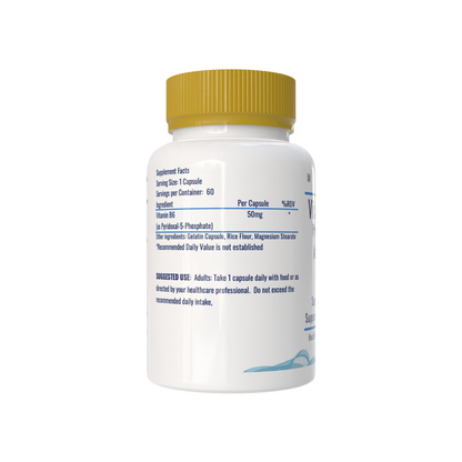 Noulega™ Vitamin B6 (P-5-P) 50 mg – Active Vitamin B6 (60 Capsules)