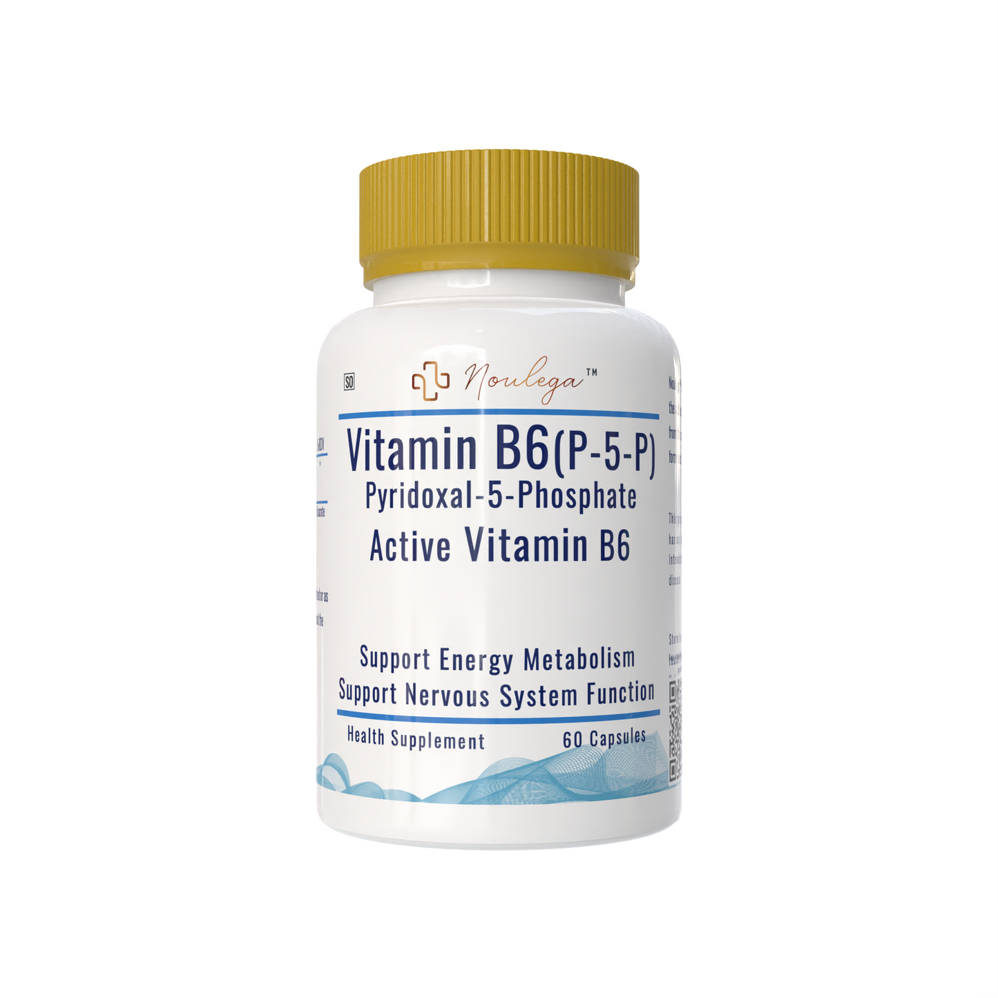 Noulega™ Vitamin B6 (P-5-P) 50 mg – Active Vitamin B6 (60 Capsules)