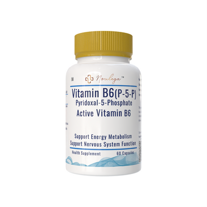 Noulega™ Vitamin B6 (P-5-P) 50 mg – Active Vitamin B6 (60 Capsules)