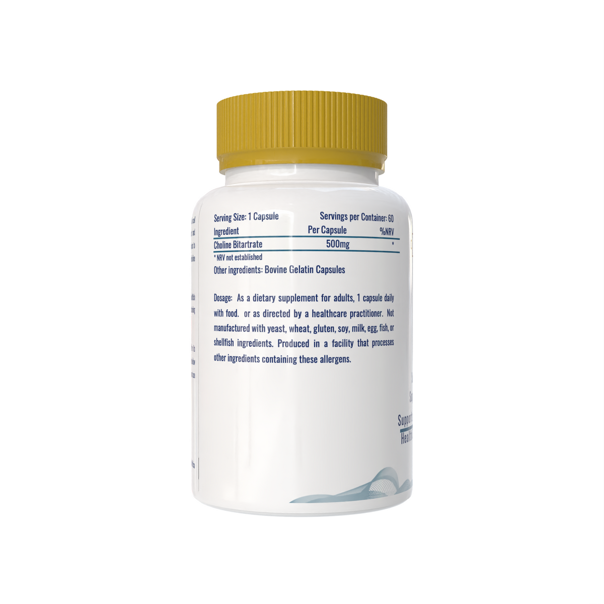 Noulega™ Choline Bitartrate 500 mg – 60 Capsules