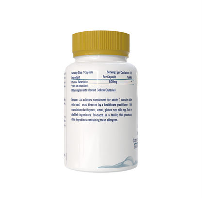 Noulega™ Choline Bitartrate 500 mg – 60 Capsules