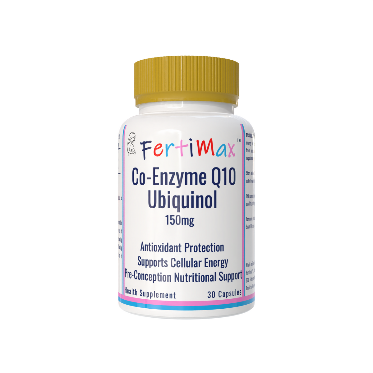 Fertimax™ CoQ10 Ubiquinol 150 mg – 30 Capsules
