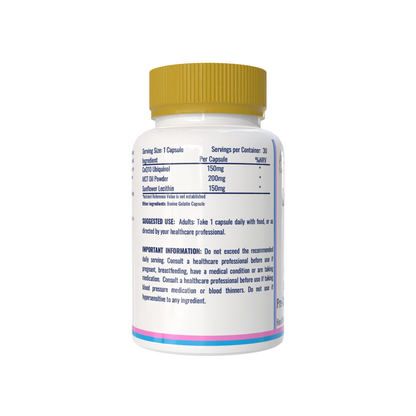 Fertimax™ CoQ10 Ubiquinol 150 mg – 30 Capsules