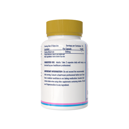 Fertimax™ Choline Bitartrate 500 mg – 30 Capsules