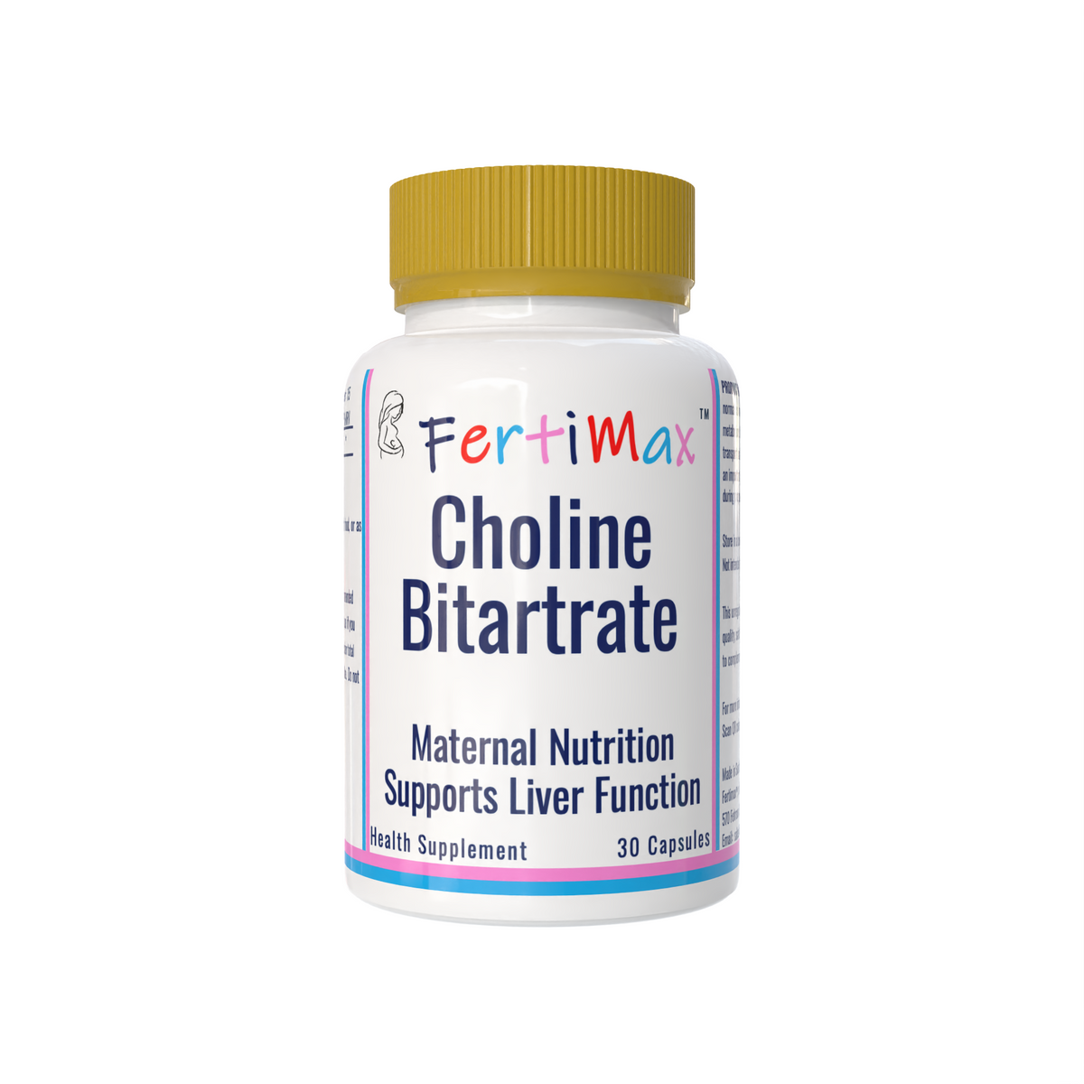 Fertimax™ Choline Bitartrate 500 mg – 30 Capsules