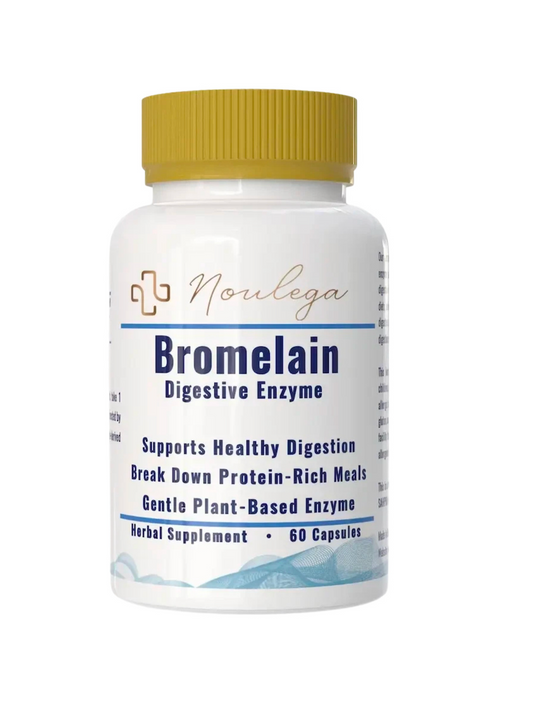Bromelain 60 Capsules - Gentle Digestive Enzyme Support