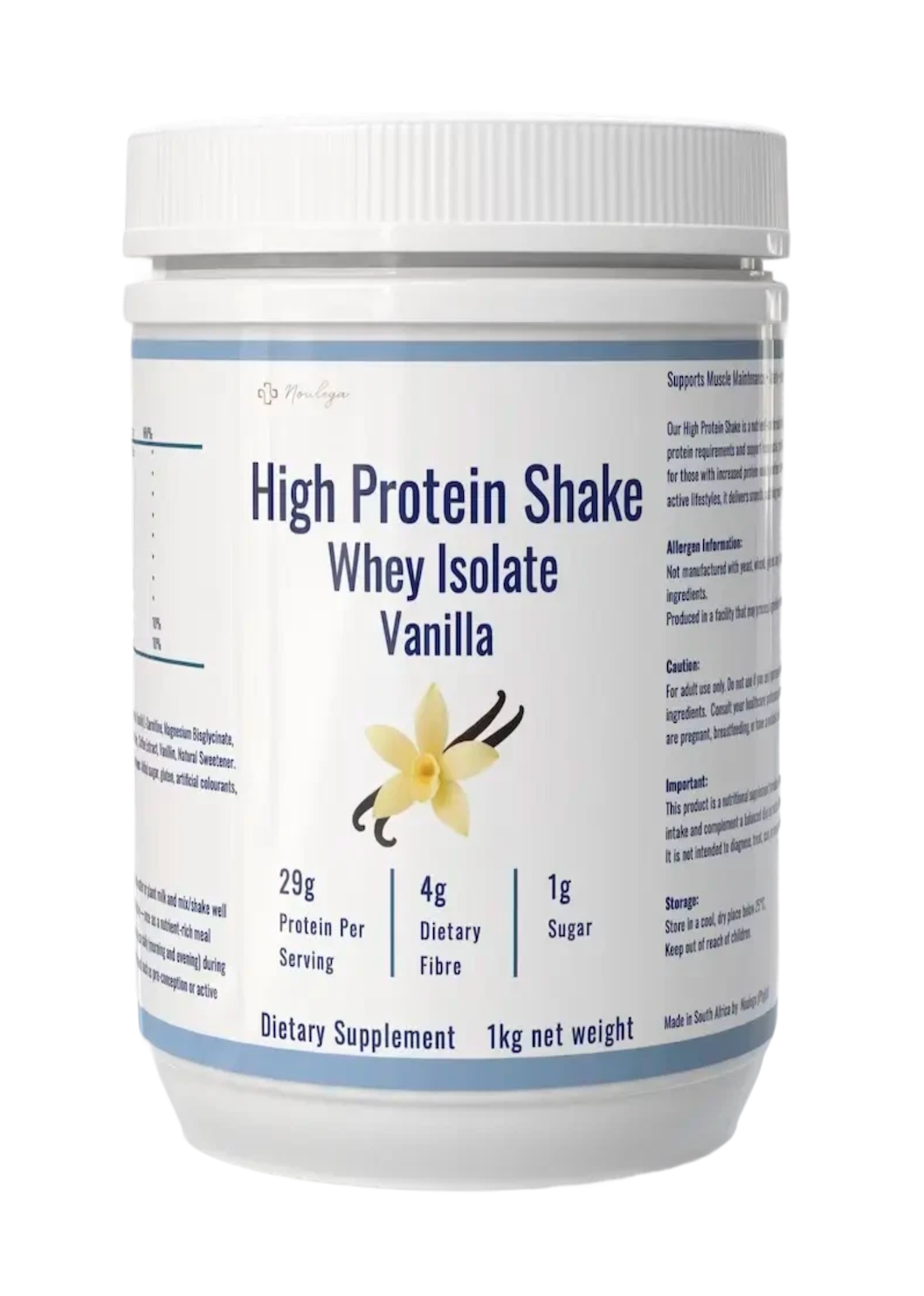 Noulega™ Whey Protein Shake (Vanilla Flavour) 1kg